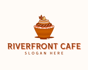 Cupcake Dessert Cafe logo design