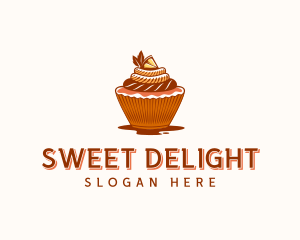 Cupcake Dessert Cafe logo design