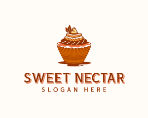 Cupcake Dessert Cafe logo design