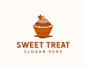 Cupcake Dessert Cafe logo design