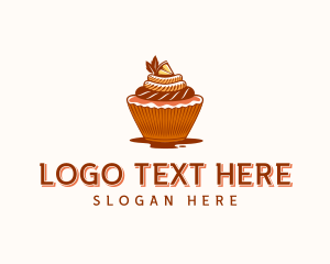 Sweet - Cupcake Dessert Cafe logo design