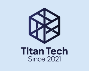 Digital Tech Cube  logo design