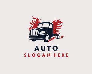 Blazing Cargo Truck Logo