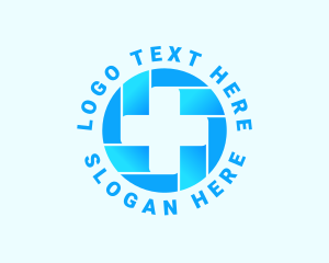 Teleconsultation - Medical Cross Pharmacy logo design