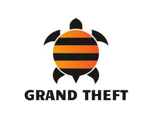 Bee Stripes Turtle Logo