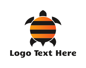 Bee Stripes Turtle Logo