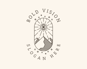 Mystic Mountain Eye logo design