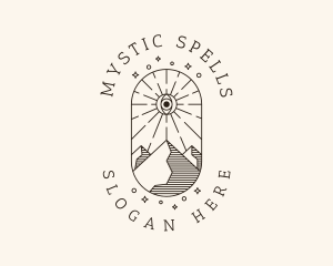 Mystic Mountain Eye logo design