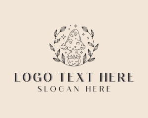 Fungus - Holistic Mushroom Wellness logo design