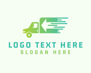 Courier Service - Express Truck Shipping logo design