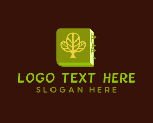 Leaf - Educational Book Tree logo design