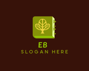 Natural - Educational Book Tree logo design