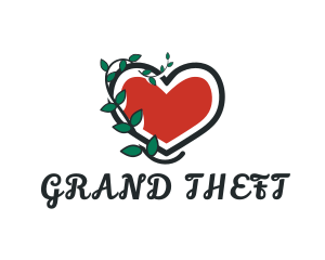 Garden - Heart Vine Gardening logo design