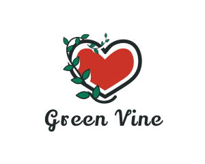 Heart Vine Gardening logo design