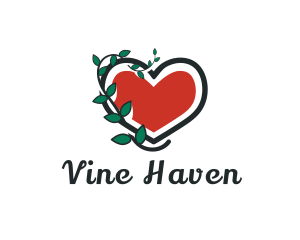 Heart Vine Gardening logo design