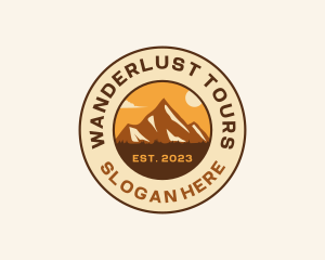 Mountain Travel Explore logo design