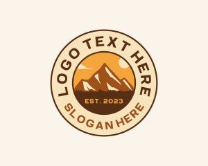 Trail - Mountain Travel Explore logo design