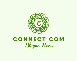 Biotech Leaf Flower logo design