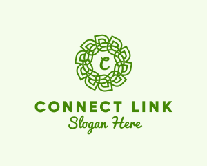 Biotech Leaf Flower logo design