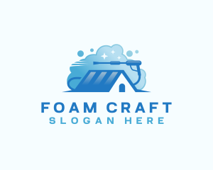 Foam - Pressure Wash Sanitation Maintenance logo design
