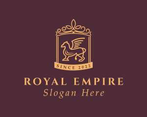 Royal Griffin Crest logo design