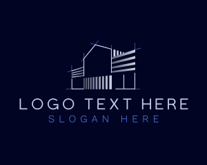 Storage - Architecture Builder Construction logo design