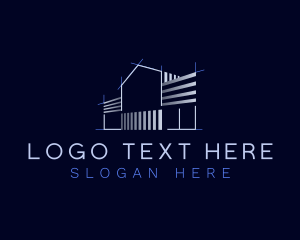 Builder - Architecture Builder Construction logo design