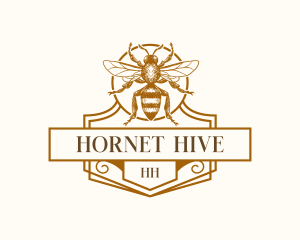 Bee Hive Apiary logo design