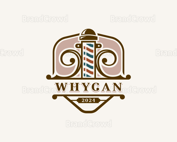 Barbershop Grooming Barber Logo