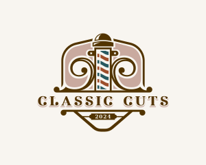 Barber - Barbershop Grooming Barber logo design