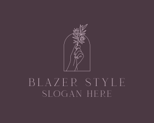 Florist Styling Hand logo design