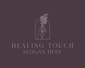 Florist Styling Hand logo design