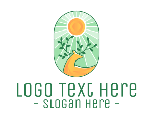 Stag - Eco-Friendly Deer logo design