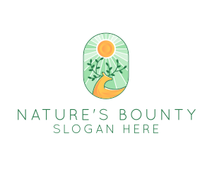 Forest Nature Deer logo design