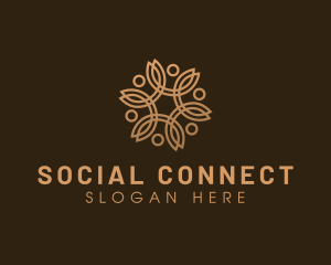 Social - People Social Unity logo design