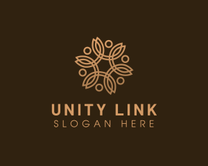 People Social Unity logo design