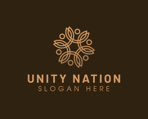 People Social Unity logo design