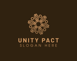 People Social Unity logo design