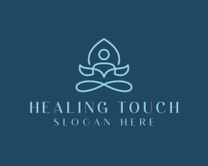 Reiki Wellness Yoga logo design