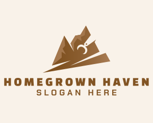 Crane - Brown Mountain Crane logo design