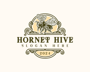 Honey Bee Insect logo design