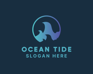 Tide - Ocean Surfing Wave logo design