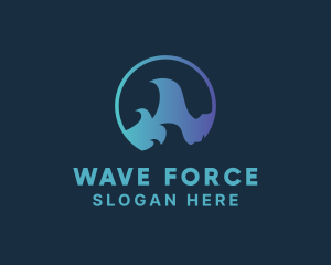 Tsunami - Ocean Surfing Wave logo design