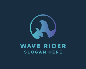 Surf - Ocean Surfing Wave logo design