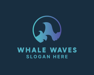 Ocean Surfing Wave logo design