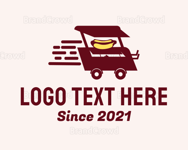 Fast Hotdog Cart Logo