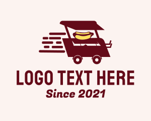 Cafeteria - Fast Hotdog Cart logo design