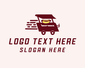 Fast Hot Dog Cart Logo
