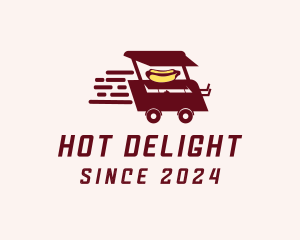 Fast Hot Dog Cart logo design