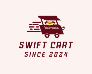 Fast Hot Dog Cart logo design